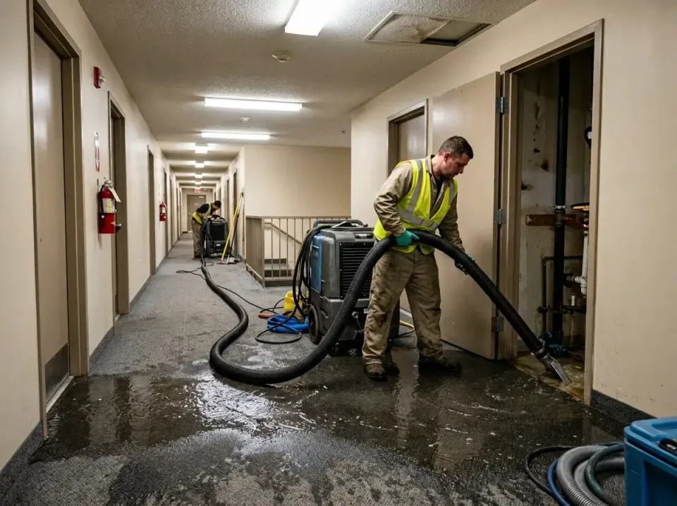 multi-unit-apartment-hallway-f-005 — frequently asked questions, Emergency Burst Pipe Water Extraction & Removal in North Ho…